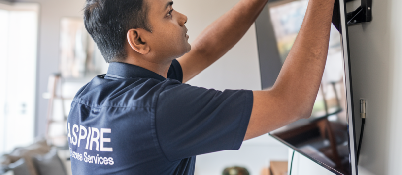 Tech wall mounting TV