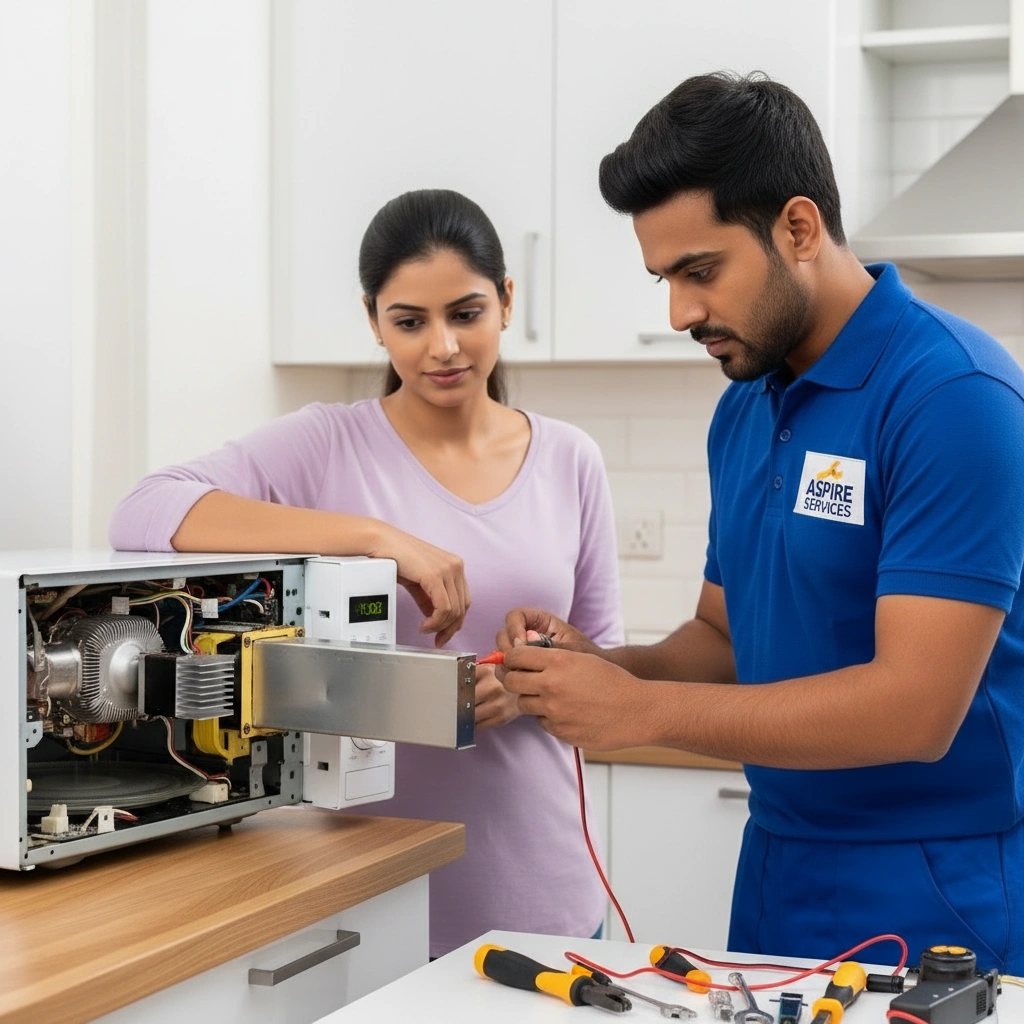 Clean microwave splatters